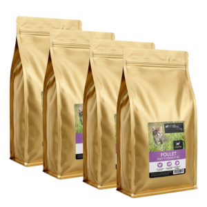 Croquette Chaton Gamme Equilibre Naturel Poulet poisson Riz lot