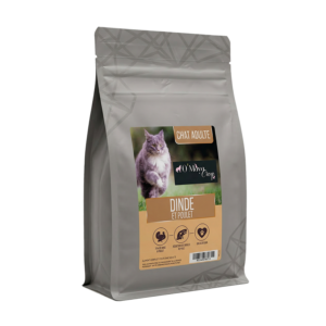 Croquette Chat Gamme Excellence dinde poulet O'Maya Croq