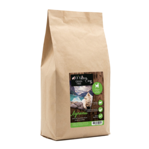 Croquette Chien Gamme Nutrition naturelle sans céréale Agneau patate douce O'Maya Croq
