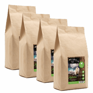 Croquette Chien Gamme Nutrition naturelle sans céréale Agneau patate douce O'Maya Croq lot promo