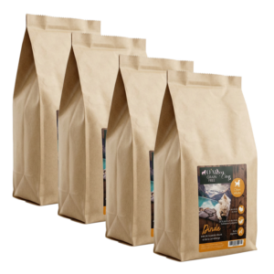 Croquette Chien Gamme Nutrition naturelle sans céréale dinde patate douce O'Maya Croq lot remise