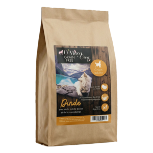Croquette Chien Gamme Nutrition naturelle sans céréale dinde patate douce O'Maya Croq