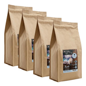 Croquette Chien Gamme Nutrition naturelle sans céréale truite saumon light O'Maya Croq lot promotion