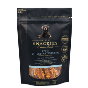 Friandise chien Snackies 100% viande séchée filet de canard O'Maya Croq